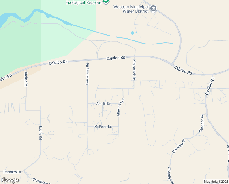 map of restaurants, bars, coffee shops, grocery stores, and more near 16203 Baltra Drive in Perris