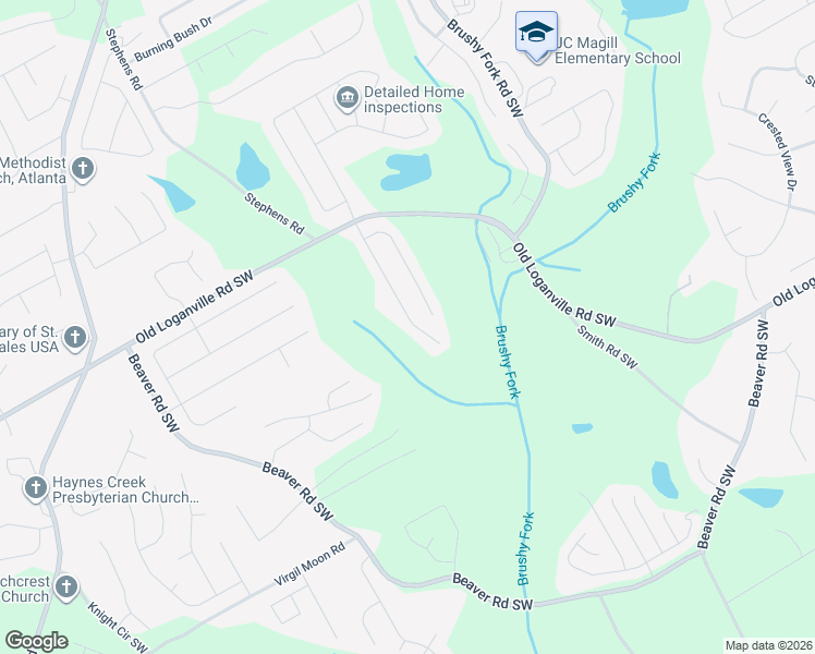 map of restaurants, bars, coffee shops, grocery stores, and more near 4051 Savannah Ridge Trace Southwest in Loganville