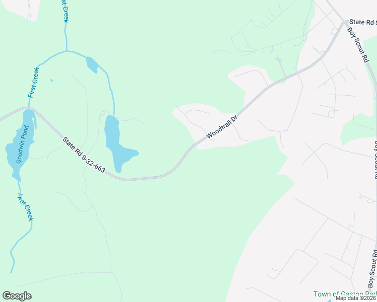 map of restaurants, bars, coffee shops, grocery stores, and more near 1049 Woodtrail Drive in Gaston