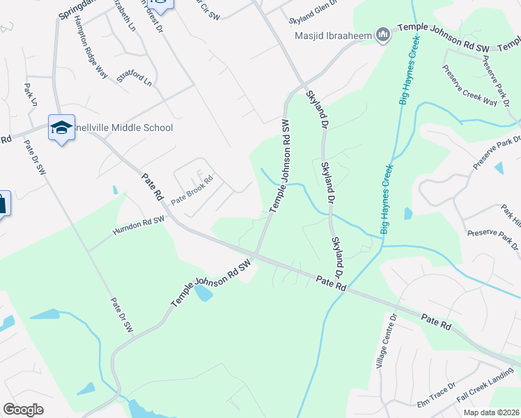 map of restaurants, bars, coffee shops, grocery stores, and more near 2315 Temple Johnson Road in Snellville