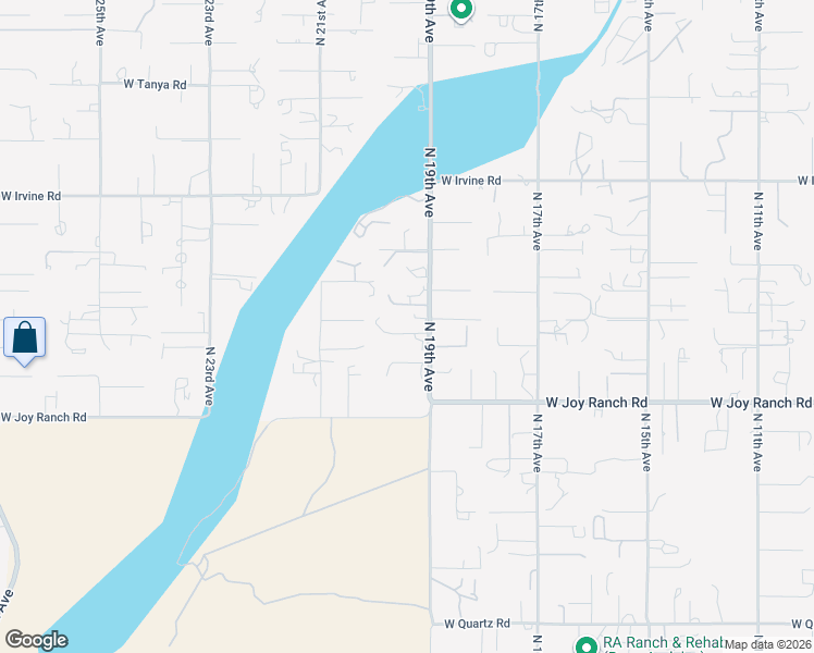 map of restaurants, bars, coffee shops, grocery stores, and more near 38116 North 19th Avenue in Phoenix