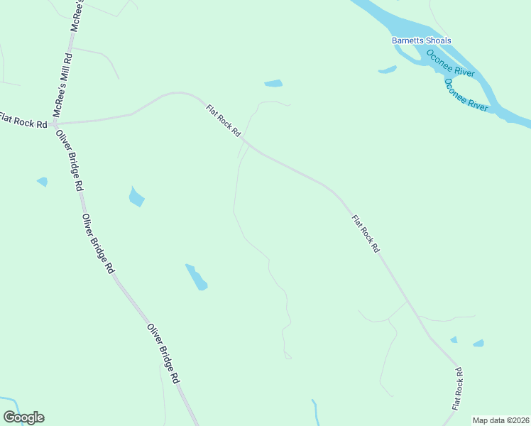 map of restaurants, bars, coffee shops, grocery stores, and more near 2990 Flat Rock Road in Watkinsville