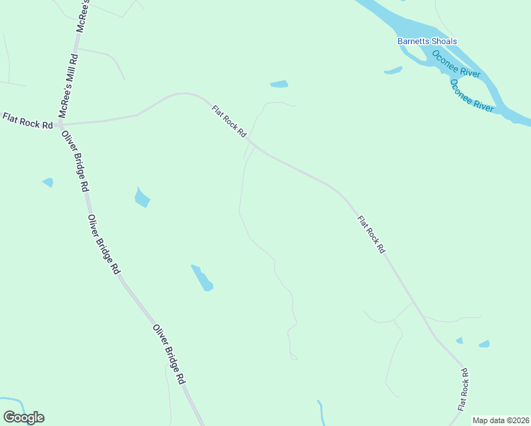 map of restaurants, bars, coffee shops, grocery stores, and more near 2990 Flat Rock Road in Watkinsville