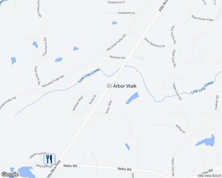 map of restaurants, bars, coffee shops, grocery stores, and more near 301 Arbor Way in Dallas