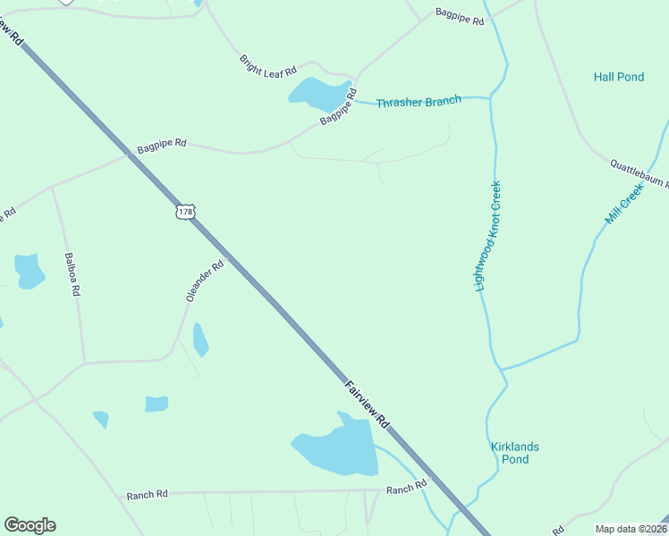 map of restaurants, bars, coffee shops, grocery stores, and more near 3 Fairview Road in Batesburg-Leesville