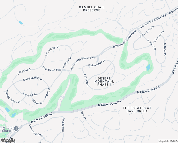 map of restaurants, bars, coffee shops, grocery stores, and more near 9797 East Miramonte Drive in Scottsdale