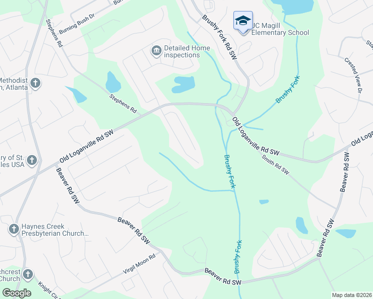 map of restaurants, bars, coffee shops, grocery stores, and more near 4070 Savannah Ridge Trace Southwest in Loganville