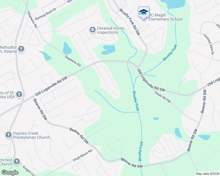 map of restaurants, bars, coffee shops, grocery stores, and more near 4070 Savannah Ridge Trace Southwest in Loganville
