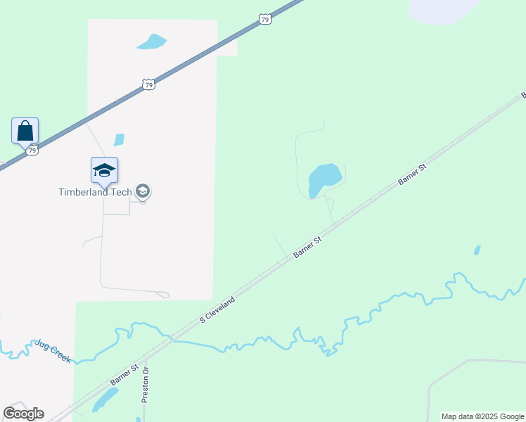 map of restaurants, bars, coffee shops, grocery stores, and more near 1718 Industrial Drive in Fordyce