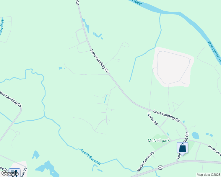 map of restaurants, bars, coffee shops, grocery stores, and more near 2141 Mike's Road in Conway