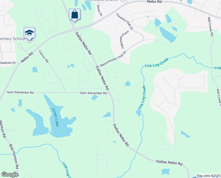 map of restaurants, bars, coffee shops, grocery stores, and more near 12 Inverness Way in Hiram