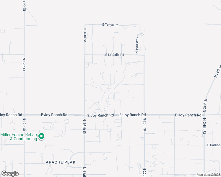 map of restaurants, bars, coffee shops, grocery stores, and more near 1735 E Tamar Rd in Phoenix