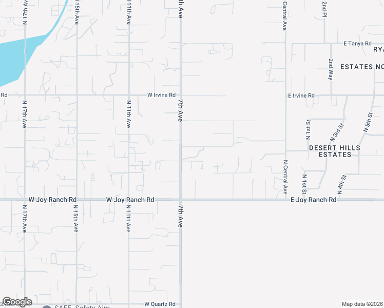 map of restaurants, bars, coffee shops, grocery stores, and more near 38039 7th Avenue in Phoenix
