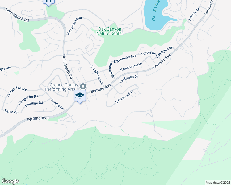 map of restaurants, bars, coffee shops, grocery stores, and more near 6691 Smokewood Circle in Anaheim