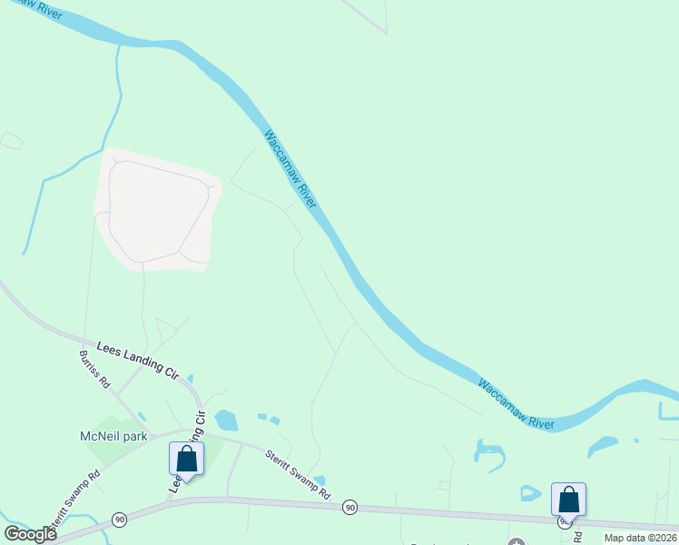 map of restaurants, bars, coffee shops, grocery stores, and more near 2223 Steep Landing Road in Conway