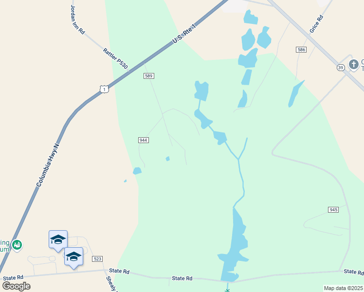 map of restaurants, bars, coffee shops, grocery stores, and more near 90 Cromer Road in Monetta