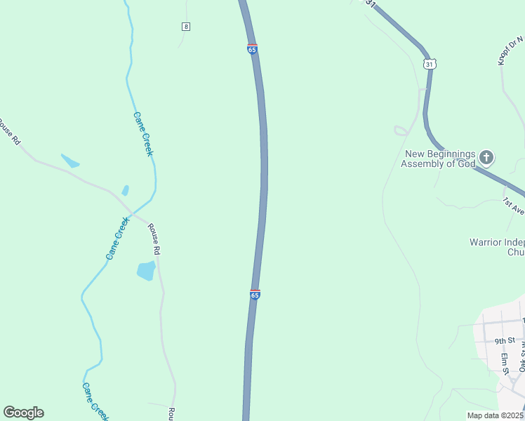 map of restaurants, bars, coffee shops, grocery stores, and more near 11254 US Highway 31 in Warrior