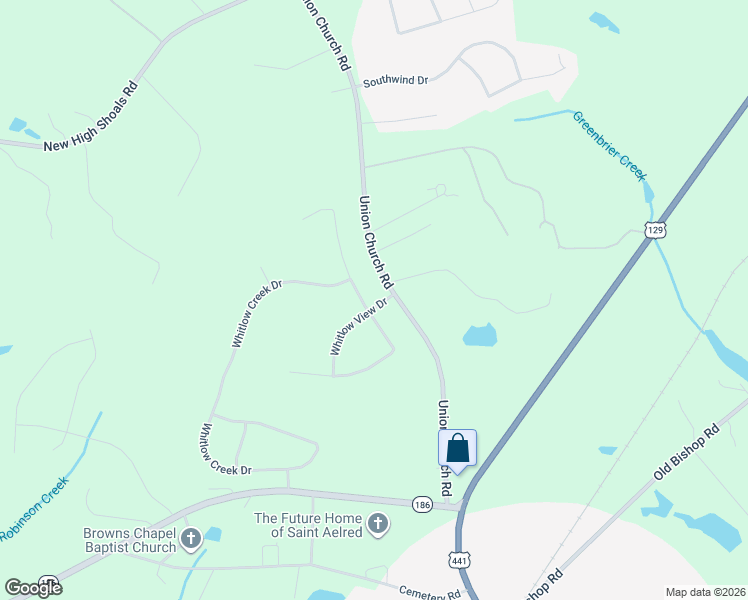 map of restaurants, bars, coffee shops, grocery stores, and more near 1530 Whitlow View Drive in Bishop