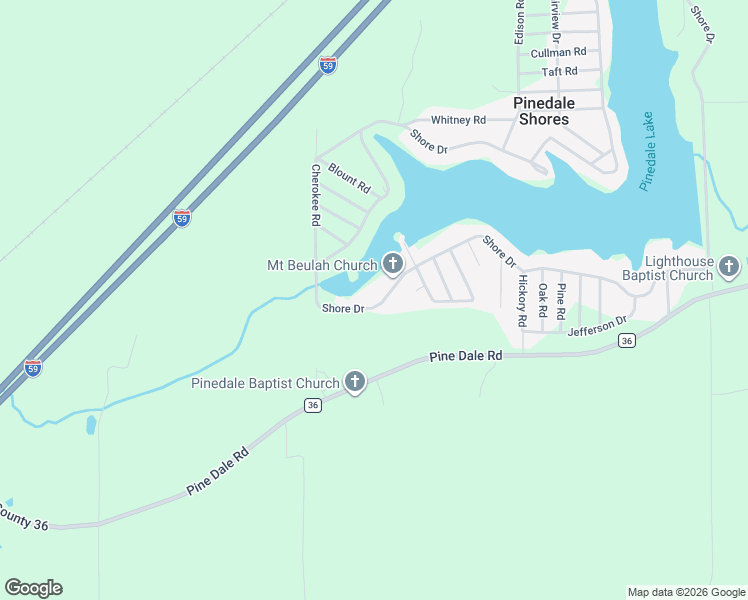 map of restaurants, bars, coffee shops, grocery stores, and more near 1190 Shore Drive in Ashville