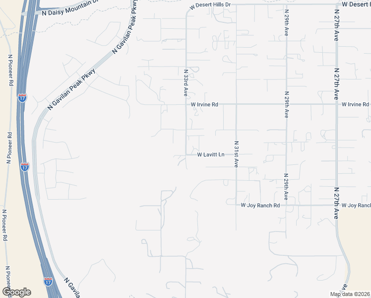 map of restaurants, bars, coffee shops, grocery stores, and more near 38110 North 33rd Avenue in Phoenix