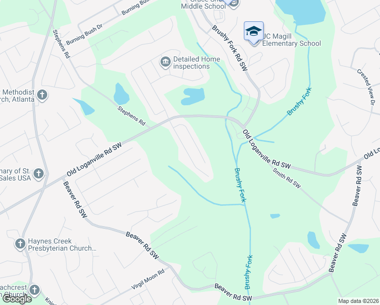 map of restaurants, bars, coffee shops, grocery stores, and more near 4030 Savannah Ridge Trace Southwest in Loganville