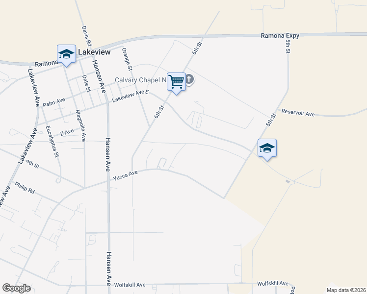 map of restaurants, bars, coffee shops, grocery stores, and more near 19955 Takajima Road in Lakeview