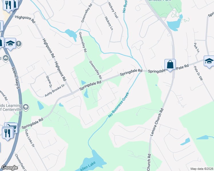 map of restaurants, bars, coffee shops, grocery stores, and more near 3061 Grundy Ives Drive in Snellville