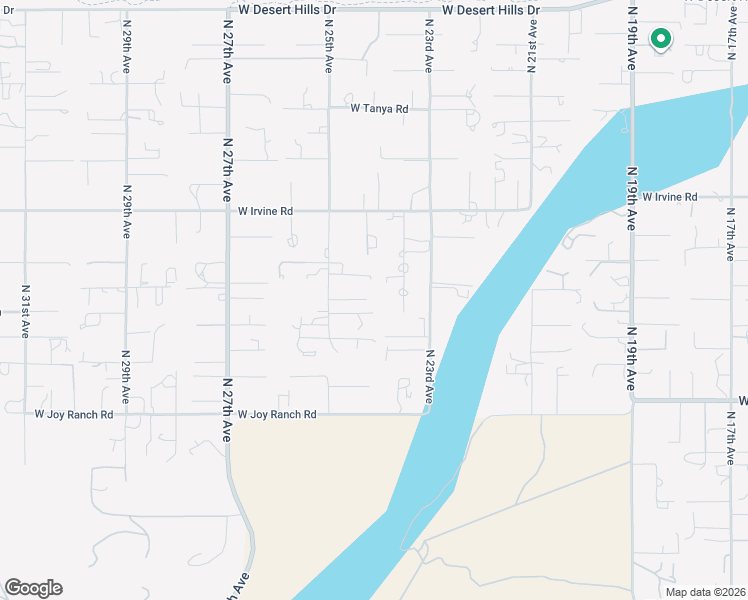 map of restaurants, bars, coffee shops, grocery stores, and more near 38315 North 25th Avenue in Phoenix