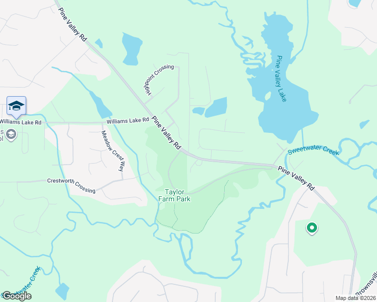 map of restaurants, bars, coffee shops, grocery stores, and more near 823 Weeping Willow Drive in Powder Springs