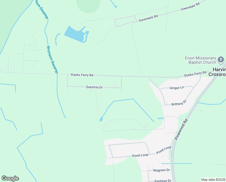 map of restaurants, bars, coffee shops, grocery stores, and more near 4305 Questria Drive in Sumter