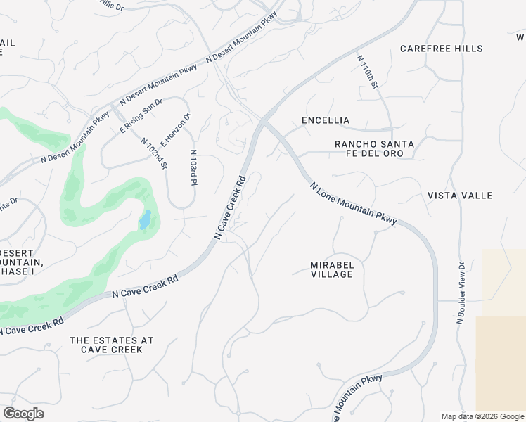map of restaurants, bars, coffee shops, grocery stores, and more near 38254 North 104th Place in Scottsdale