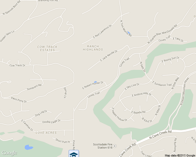 map of restaurants, bars, coffee shops, grocery stores, and more near 8944 East Robert Hunter Drive in Scottsdale