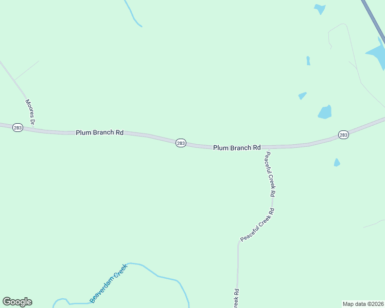 map of restaurants, bars, coffee shops, grocery stores, and more near 1 Plum Branch Road in Edgefield