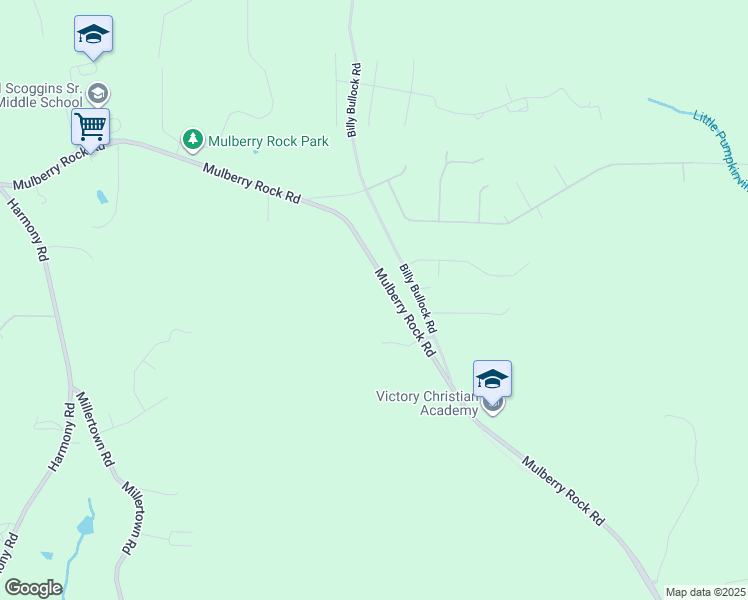 map of restaurants, bars, coffee shops, grocery stores, and more near 2528 Mulberry Rock Road in Dallas