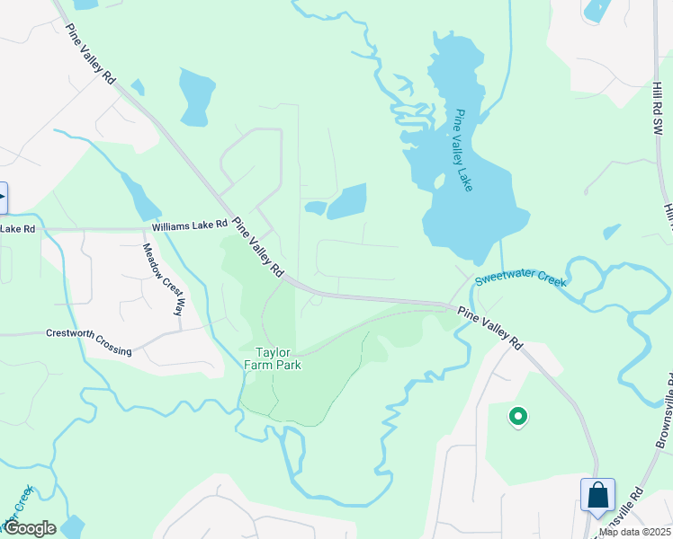map of restaurants, bars, coffee shops, grocery stores, and more near 12 Sheffield Lane in Powder Springs