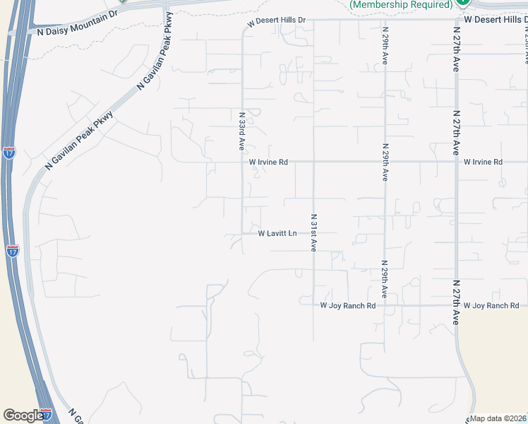 map of restaurants, bars, coffee shops, grocery stores, and more near 3228 West Horizon Drive in Phoenix