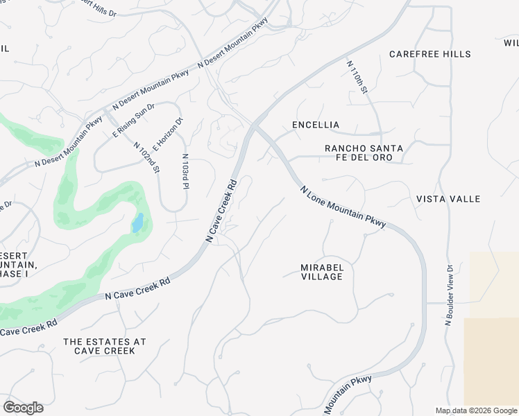 map of restaurants, bars, coffee shops, grocery stores, and more near 38254 North 104th Place in Scottsdale