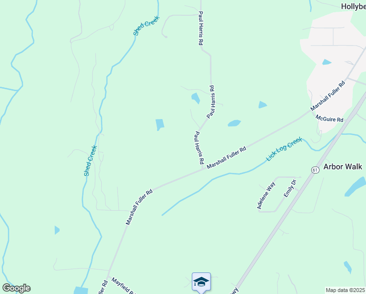 map of restaurants, bars, coffee shops, grocery stores, and more near 3254 Paul Harris Road in Dallas