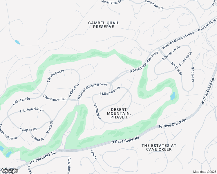 map of restaurants, bars, coffee shops, grocery stores, and more near 9844 East Miramonte Drive in Scottsdale