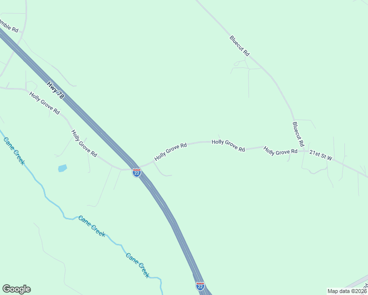 map of restaurants, bars, coffee shops, grocery stores, and more near 2977-3547 Holly Grove Road in Jasper