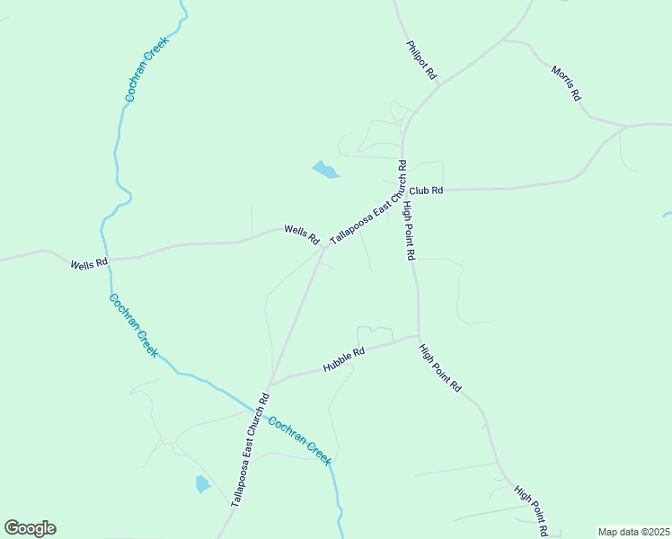 map of restaurants, bars, coffee shops, grocery stores, and more near 901 Tallapoosa East Church Road in Buchanan