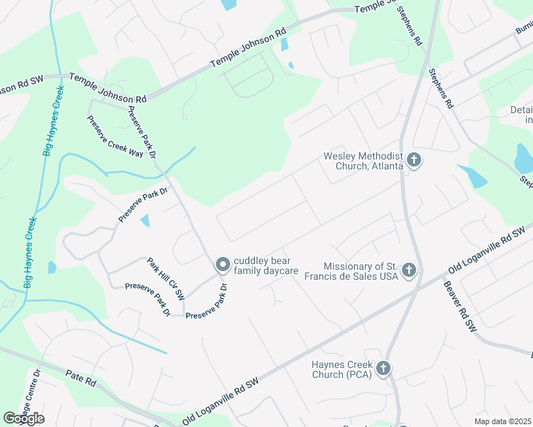 map of restaurants, bars, coffee shops, grocery stores, and more near 1792 Red Rose Lane in Loganville