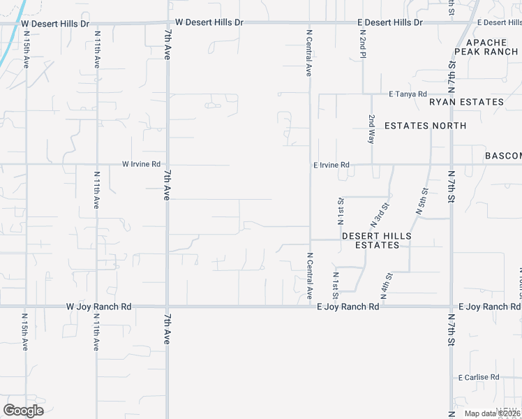 map of restaurants, bars, coffee shops, grocery stores, and more near 38220 North Central Avenue in Phoenix