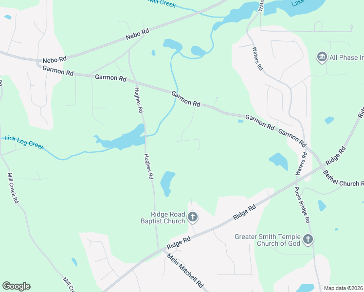 map of restaurants, bars, coffee shops, grocery stores, and more near 117 Mill Chase Court in Hiram