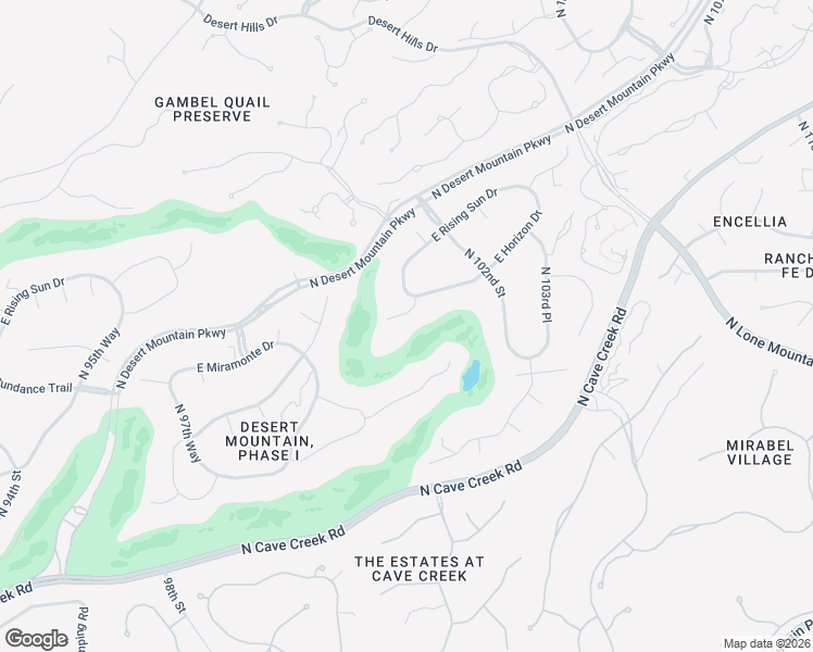 map of restaurants, bars, coffee shops, grocery stores, and more near 38440 North 101st Street in Scottsdale