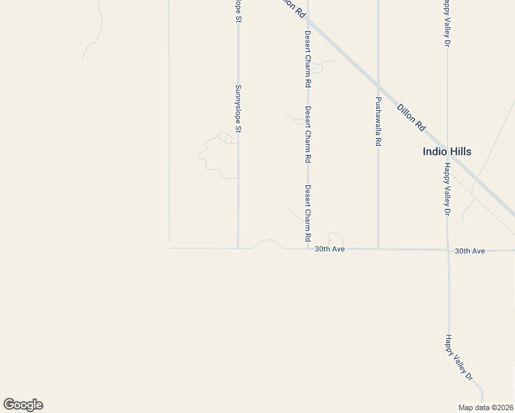 map of restaurants, bars, coffee shops, grocery stores, and more near 29700 Sunnyslope St in Desert Hot Springs