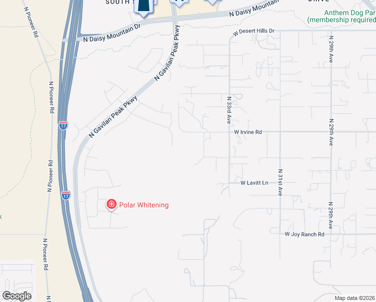 map of restaurants, bars, coffee shops, grocery stores, and more near 38508 North 34th Avenue in Phoenix