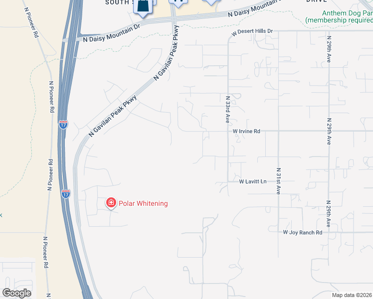 map of restaurants, bars, coffee shops, grocery stores, and more near 38508 North 34th Avenue in Phoenix