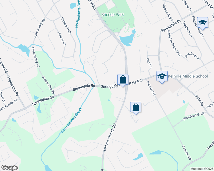 map of restaurants, bars, coffee shops, grocery stores, and more near 3091 Robie Lane in Snellville