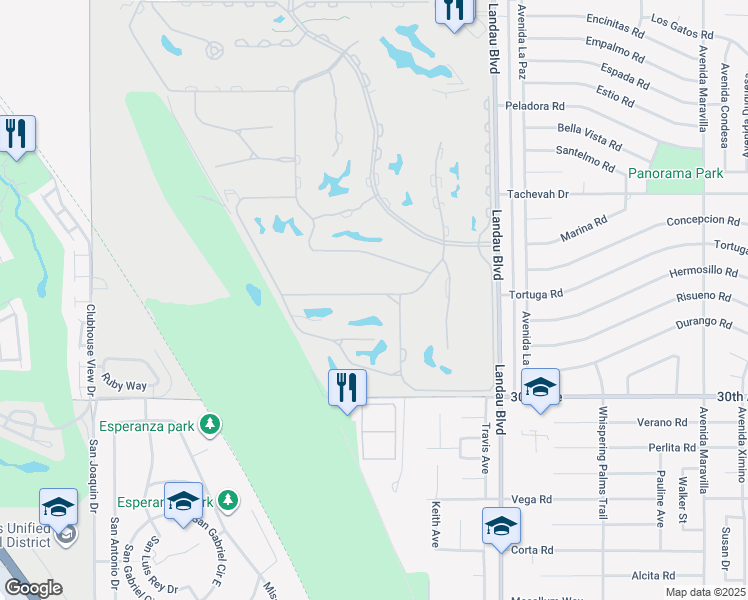 map of restaurants, bars, coffee shops, grocery stores, and more near 67677 South Laguna Drive in Cathedral City